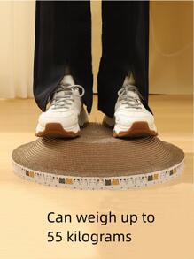 1 pieza Almohadilla doble textura diseño durable gato rascarse - Marrón - Ver 2