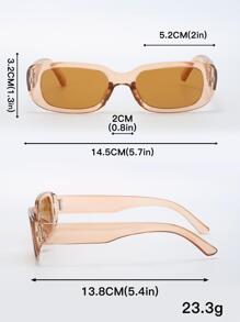 兩雙方形框架著色鏡片太陽眼鏡 - 彩色 - 查看 4