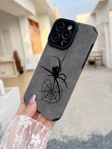 Spider Pattern Phone Case - Multicolor - View 7