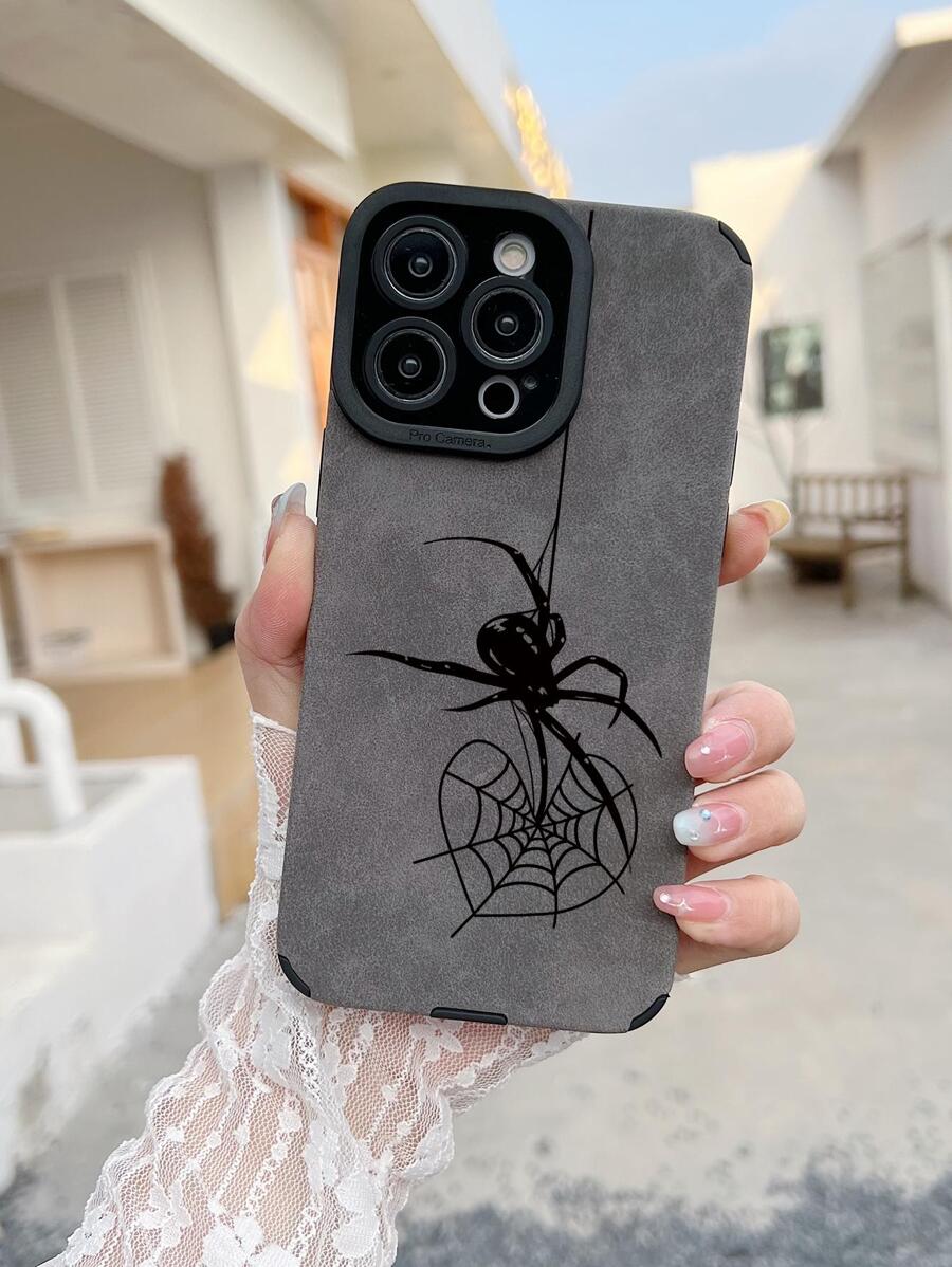 Spider Pattern Phone Case - Multicolor - View 1