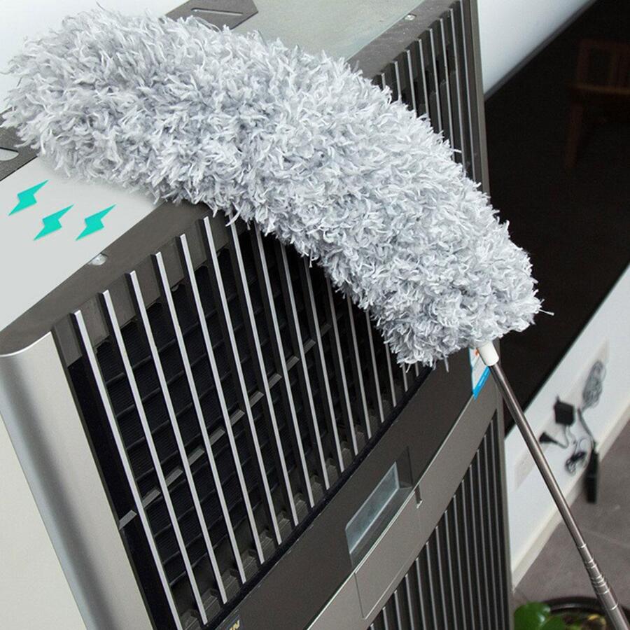 4pcs/1set, ultra fine fiber dust collector cleaning kit, with extension