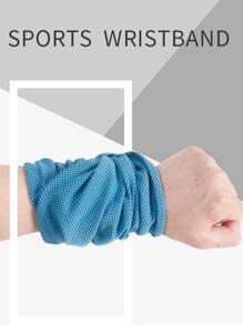 1 pieza Toalla de deporte unicolor - Azul - Ver 7