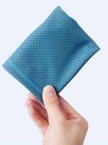 1 pieza Toalla de deporte unicolor - Azul - Ver 8