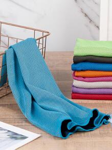 1 pieza Toalla de deporte unicolor - Azul - Ver 1