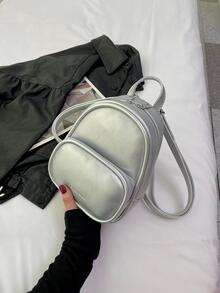 Casual Kids' Backpack - Silver - View 7