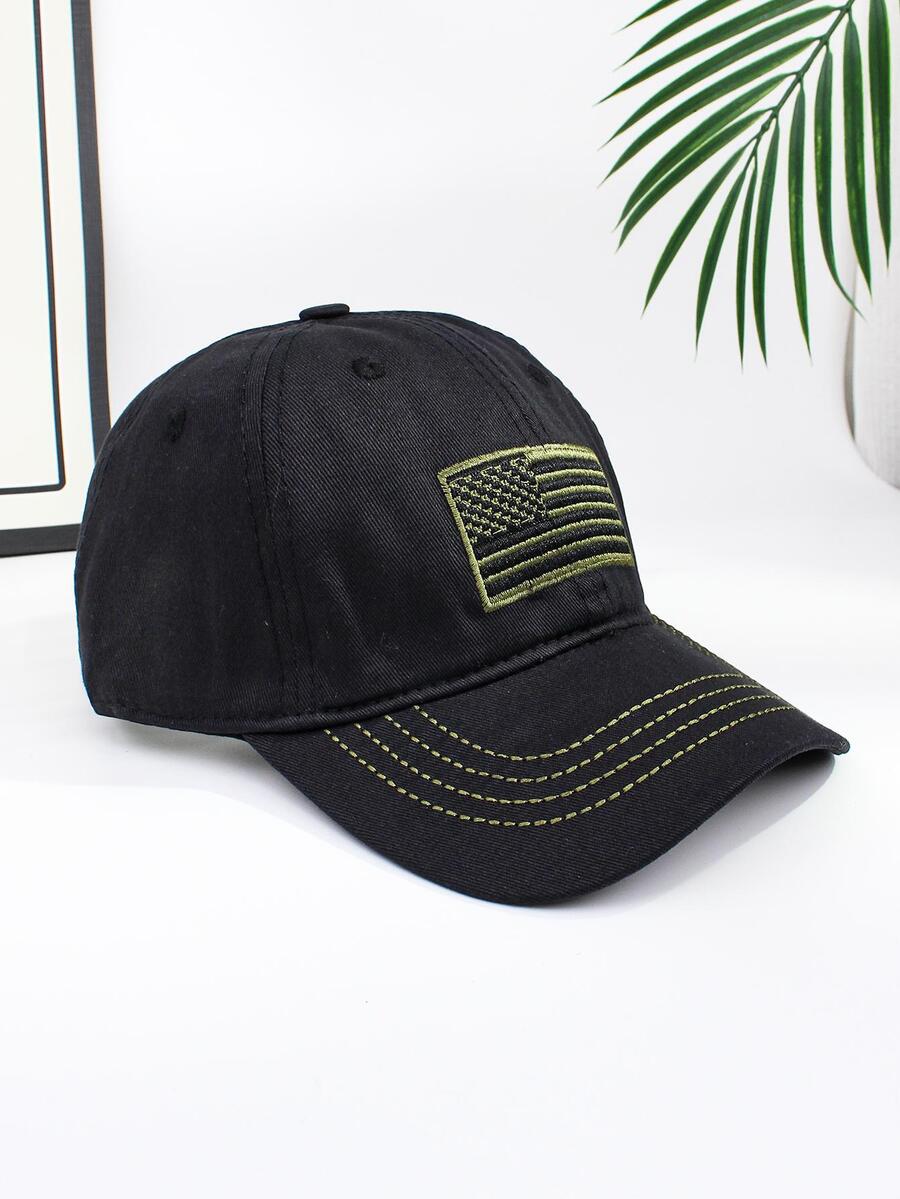 男士刺繡細節棒球帽