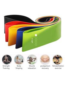 5pcs/Set Resistance Bands, Strength Training Elastic Bands For Deep Squat, Yoga, Fitness