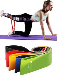 5pcs/Set Resistance Bands, Strength Training Elastic Bands For Deep Squat, Yoga, Fitness