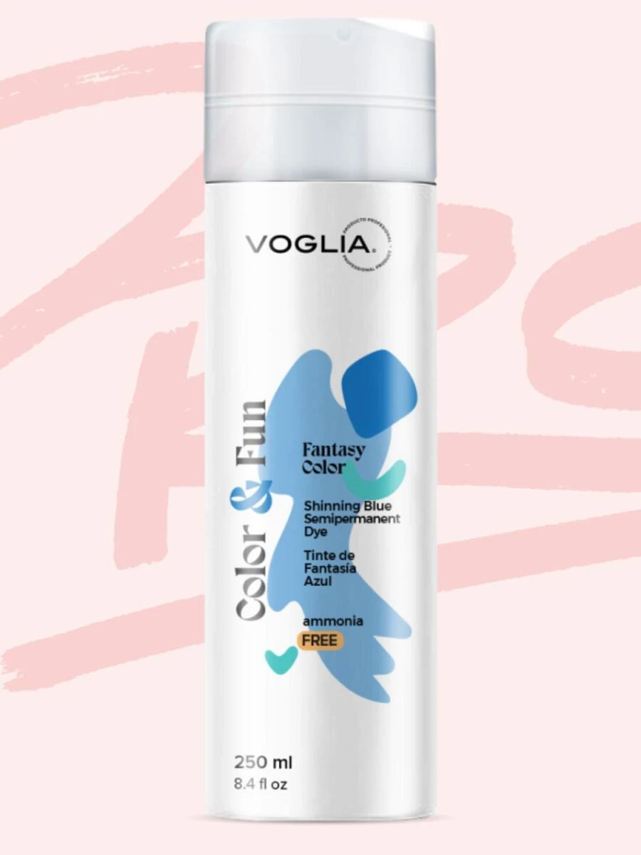 Voglia Color & Fun Dye (Blue Fantasy Dye) 250ml - Blue - View 1