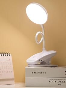 1 pieza ABS Libro modernista blanco ajustable Luz de lectura con abrazadera para dormitorio - Blanco - Ver 2