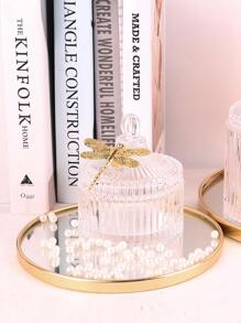 1入組蜻蜓細節辦公桌收納盒帶蓋 - 無色 - 查看 2