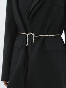 Tocado con diseño de serpiente - Plateado - Ver 6