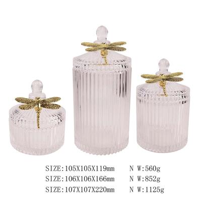 1入組蜻蜓細節辦公桌收納盒帶蓋