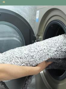 1入組條紋圖案柔軟的,吸水滌綸浴室墊,防滑長毛絨浴室毯,可機洗&,合適的適用於浴室地面,浴缸,和淋浴 - 灰色 - 查看 10