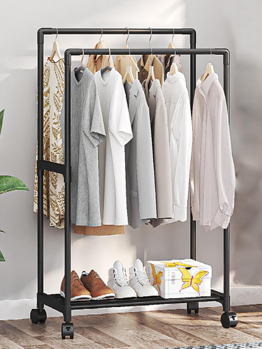 WHICHLIFE Móc treo quần áo có thể tháo rời đa chức năng 1 cái - màu đen - Xem 1