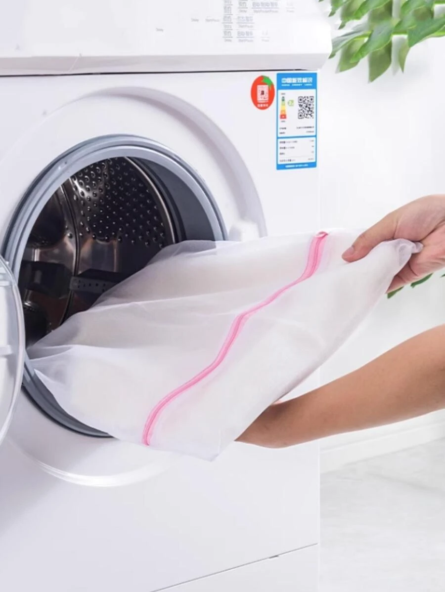 1入組衣服形狀防變形洗衣網袋 - 白色 - 查看 1