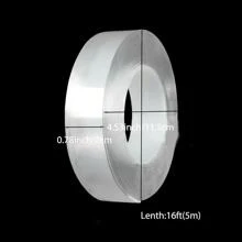 1 件防水双面胶带、贴纸、墙贴花、乙烯基贴花用于家居装饰、春季装饰品让您的家焕然一新、Rama 装饰贴纸 - 無色 - 查看 3