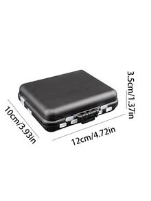 Hộp đựng mồi câu cá mini - màu đen - Xem 5