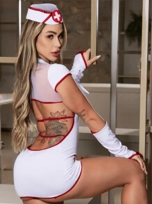 Women Costume Sets - 白色 - 查看 4