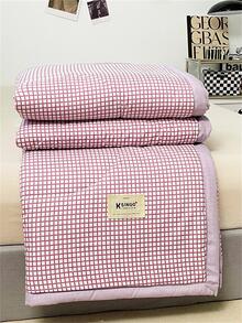 Edredón con patrón de cuadros - Multicolor - Ver 1