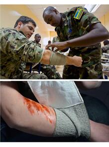 5 piezas exterior primeros auxilios - Verde militar - Ver 6