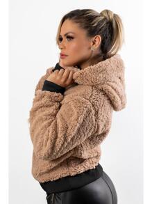 Women Coats - 駝色 - 查看 3