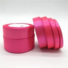 1 Roll Satin Ribbon For Bow Craft Wedding Decoration DIY Card Gift Wrapping