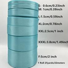 1卷緞面緞帶適用於蝴蝶結工藝婚禮裝飾DIY卡禮品包裝