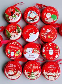 1 ví kim loại họa tiết giáng sinh - Nhiều màu - Xem 1