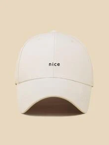 Mũ Bóng Chày Thông Thường Cho Nam Chữ Đồ Họa Cho Cuộc Sống Hàng Ngày - Màu be - Xem 2