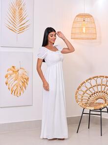 Women Dresses - trắng - Xem 4