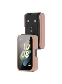 二合一個人電腦手錶殼&屏幕保護膜適用於華為帶 - 粉色 - 查看 4