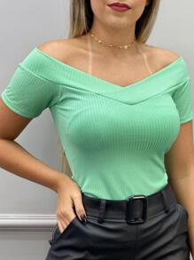 Women Tops - 薄荷綠 - 查看 2