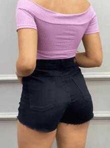 Women Tops - 紫丁香色 - 查看 2