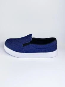 Women Wedge Sneakers - 藏蓝色 - 查看 3