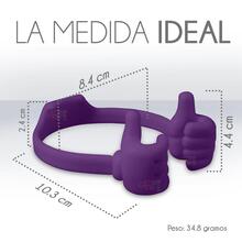 10 Piezas Soporte Para Teléfono Celular Universal En Forma De Manitas Ok - Morado - Ver 4