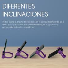 10 Piezas Soporte Para Teléfono Celular Universal En Forma De Manitas Ok - Morado - Ver 8