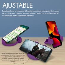 10 Piezas Soporte Para Teléfono Celular Universal En Forma De Manitas Ok - Morado - Ver 10