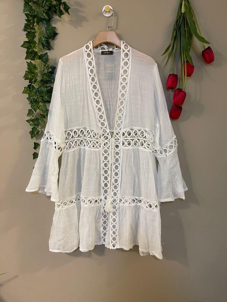 Women Tops - 白色 - 查看 1