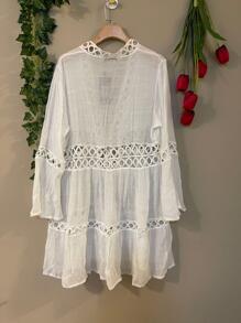 Women Tops - 白色 - 查看 2