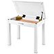 Piano + White Bench