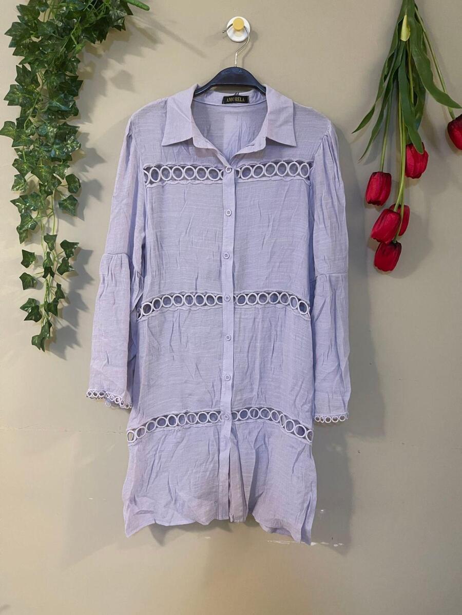 Women Tops - 紫色 - 查看 1