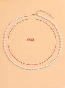 chiếc Nhẫn khảm Cz sang trọng & Mặt dây chuyền Vòng cổ Bộ trang sức cưới - trắng - Xem 3