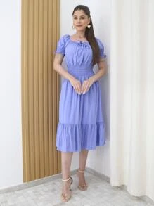 Women Dresses - Blue - View 3
