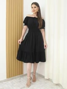 Women Dresses - 黑色 - 查看 1