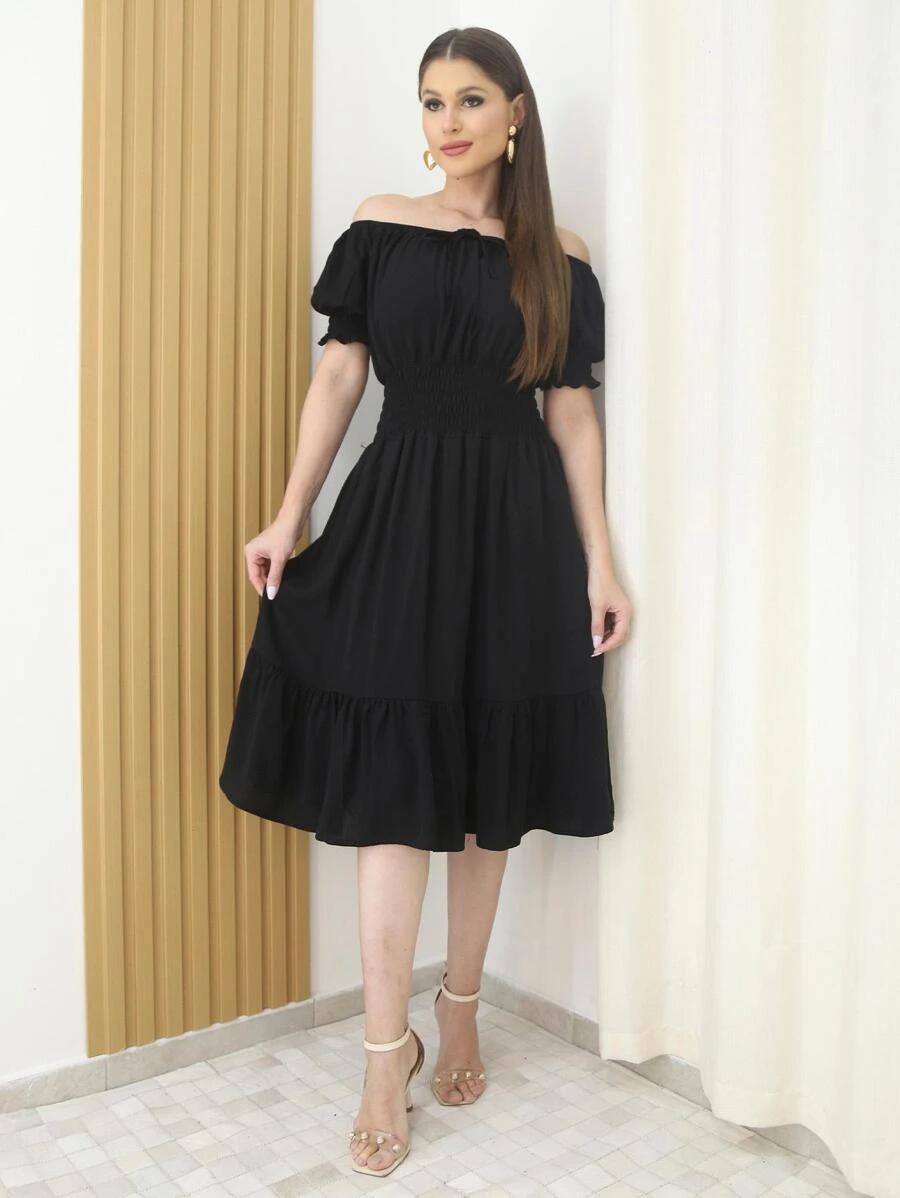 Women Dresses - 黑色 - 查看 1
