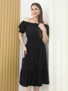 Women Dresses - 黑色 - 查看 3