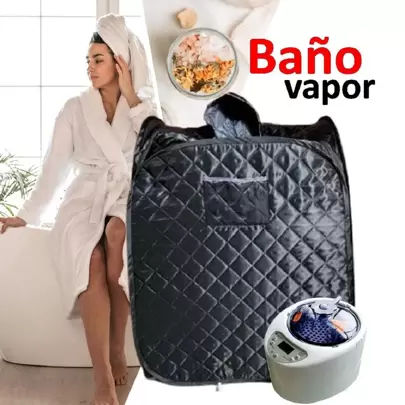 Black+Decker Baño Vapor Spa Sauna Portatil Original Salud Y Belleza