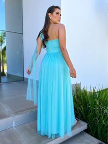 Women Dresses - 綠色 - 查看 2