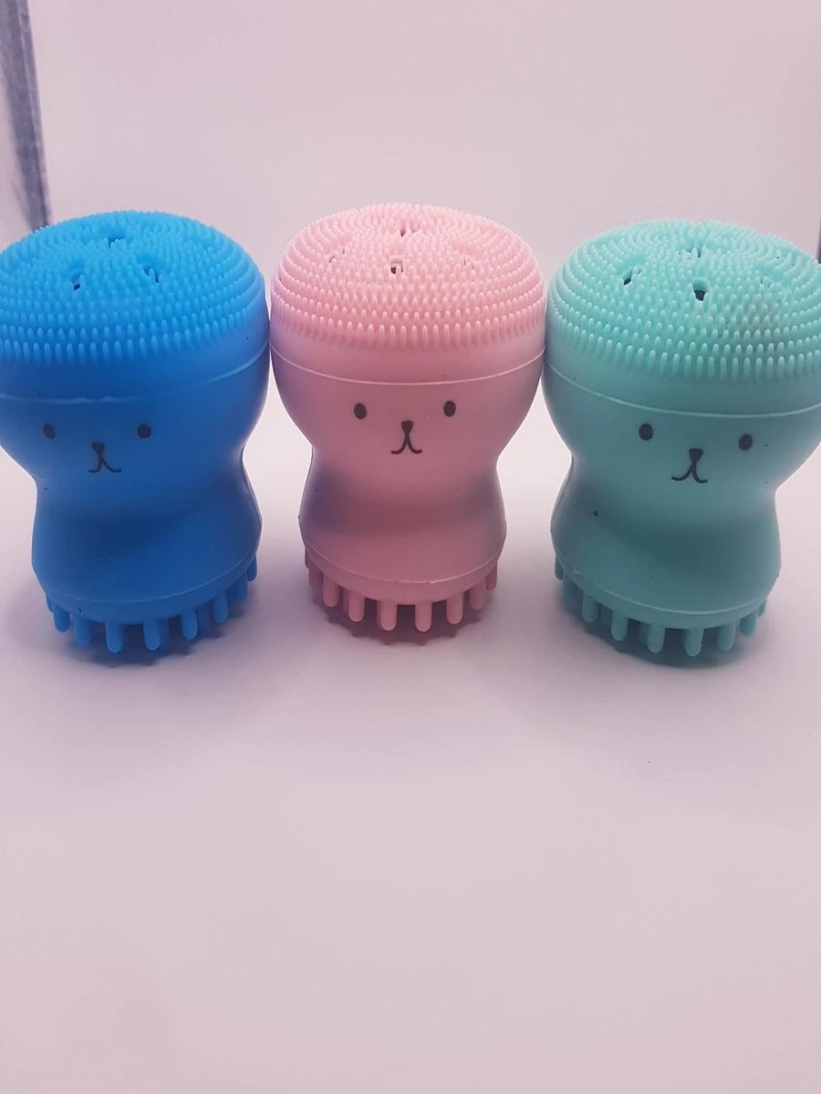 Pulpo exfoliante facial de silicon. - Multicolor - Ver 1
